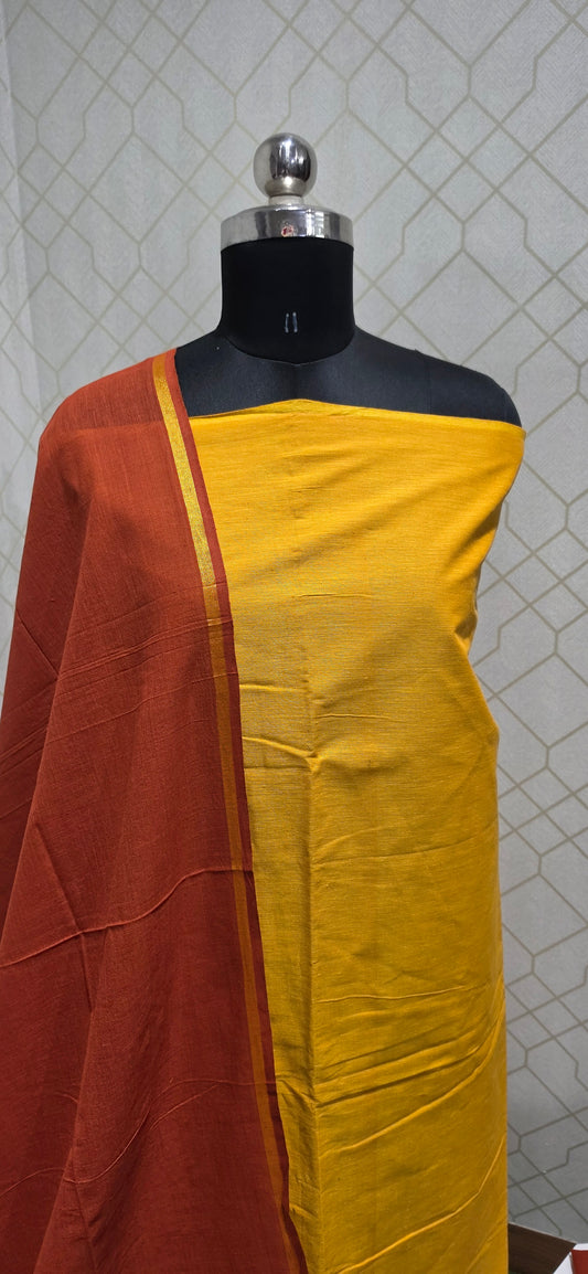 Office wear Handloom Cotton Suits - 03