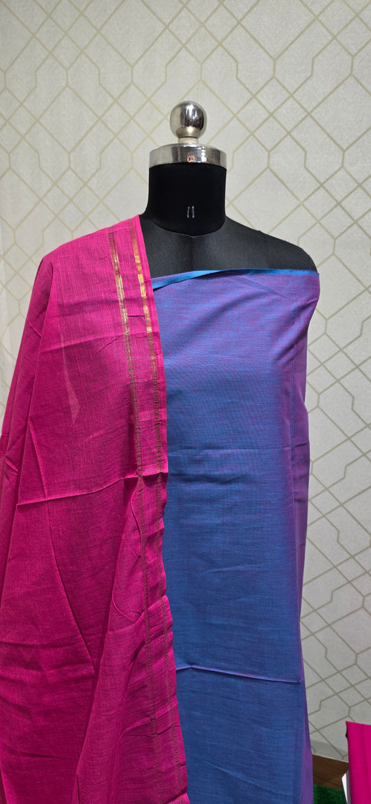 Office wear Handloom Cotton Suits - 07