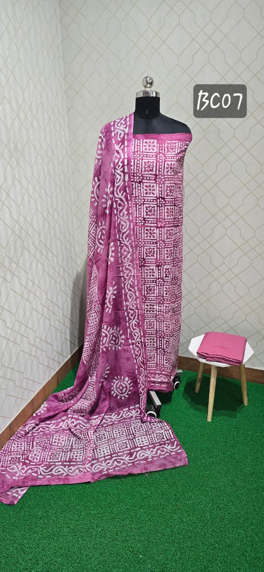 Bathik Cotton Suit (BC07)