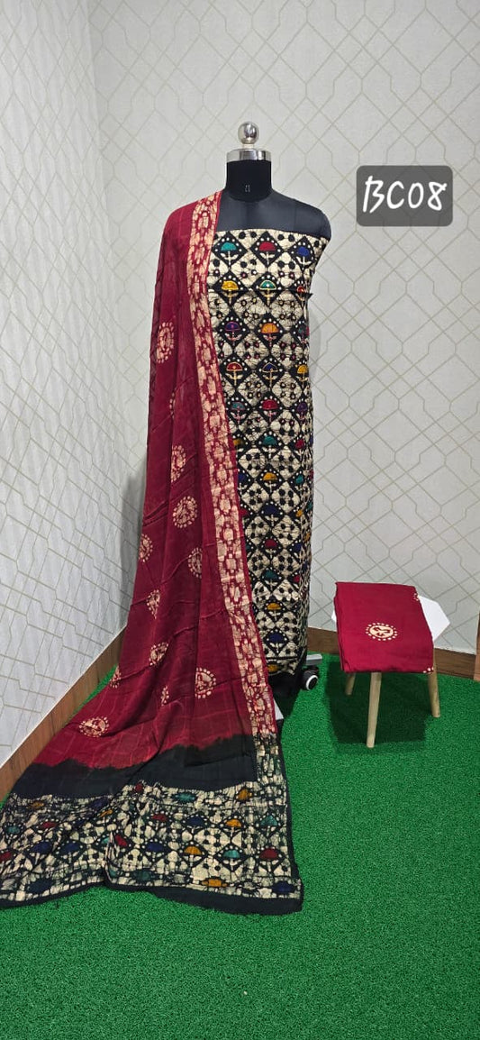 Bathik Cotton Suit (BC08)