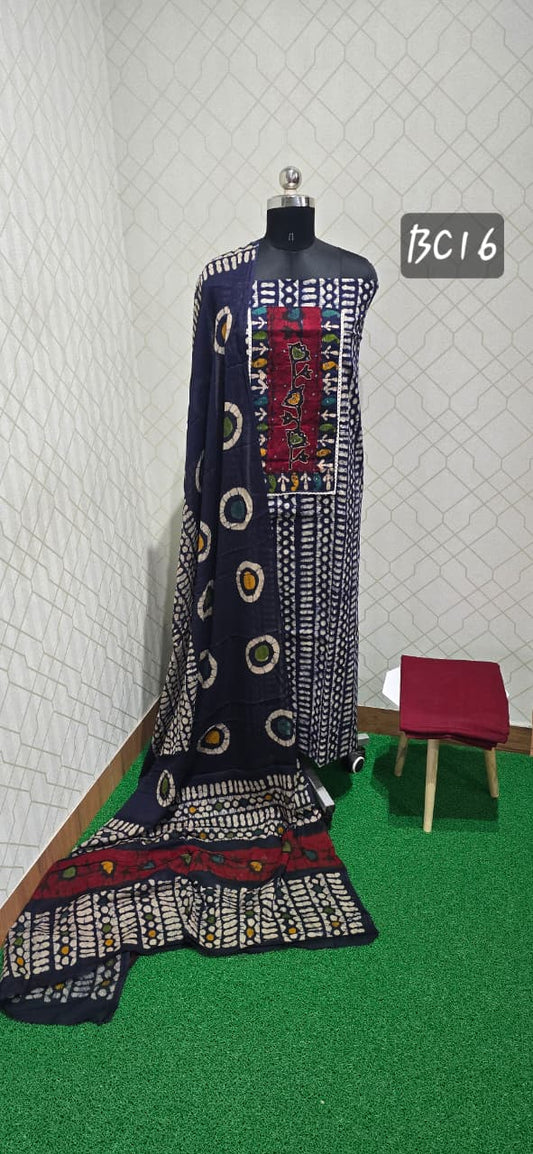 Bathik Cotton Suit (BC16)