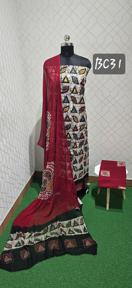 Bathik Cotton Suit (BC31)