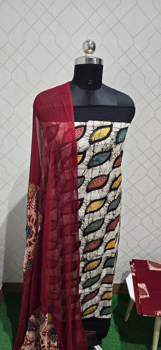 Bathik Cotton Suit (BC37)