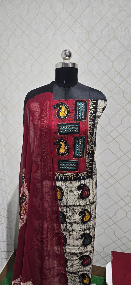 Bathik Cotton Suit (BC39)