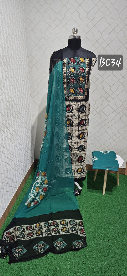 Bathik Cotton Suit (BC34)