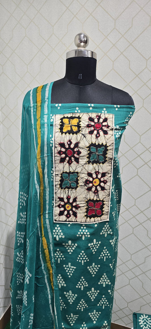 Bathik Silk Cotton Suit (BC22)