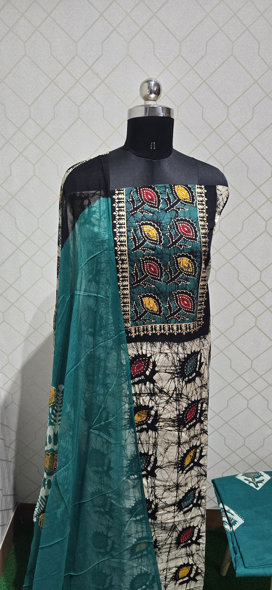 Bathik Cotton Suit (BC34)
