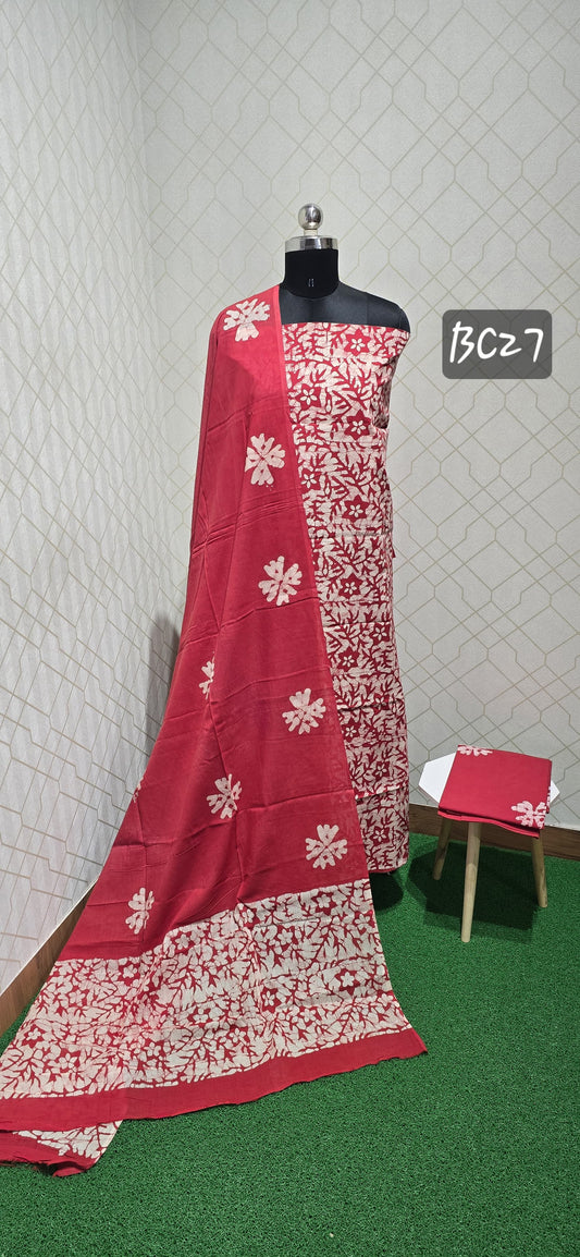 Bathik Cotton Suit (BC27)