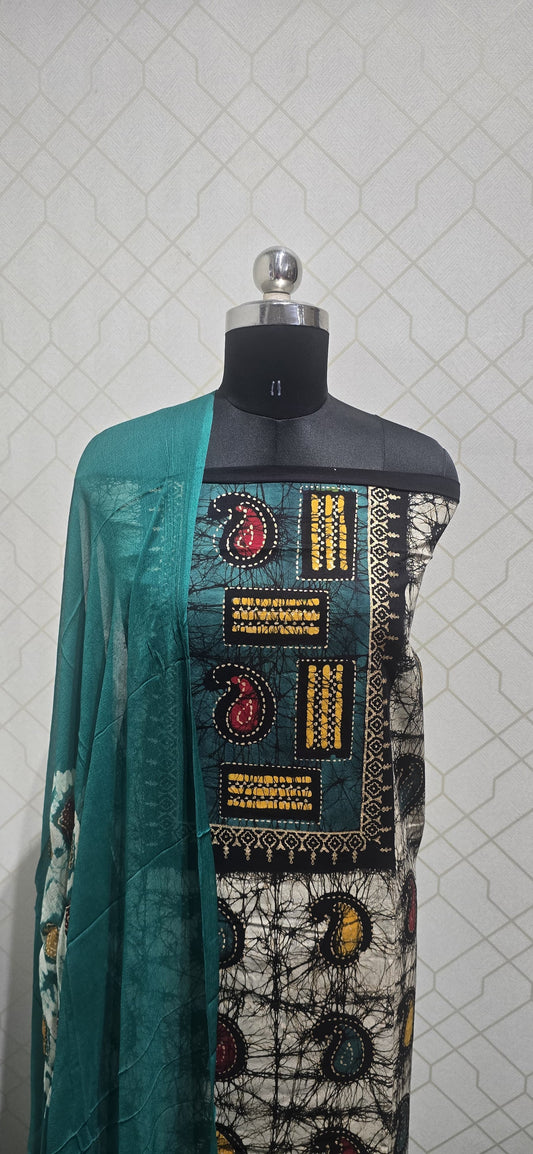 Bathik Cotton Suit (BC40)