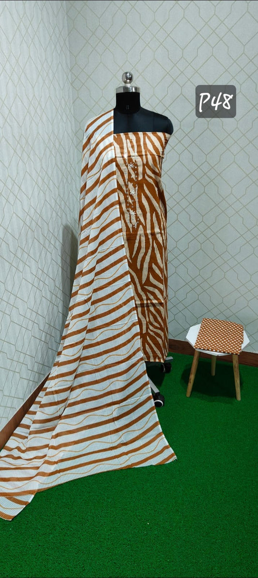 Bathik Cotton Suit (BC48)