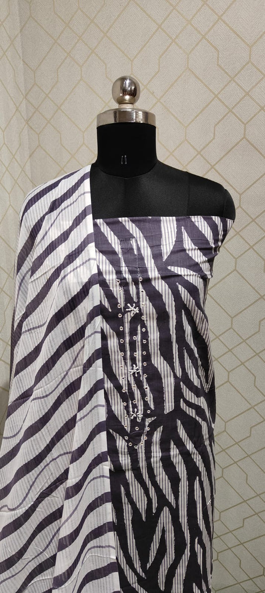 Bathik Cotton Suit (BC47)