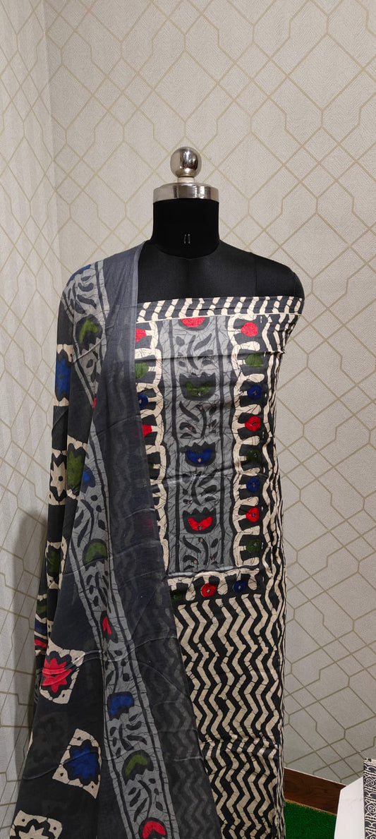 Bathik Cotton Suit (BC44)