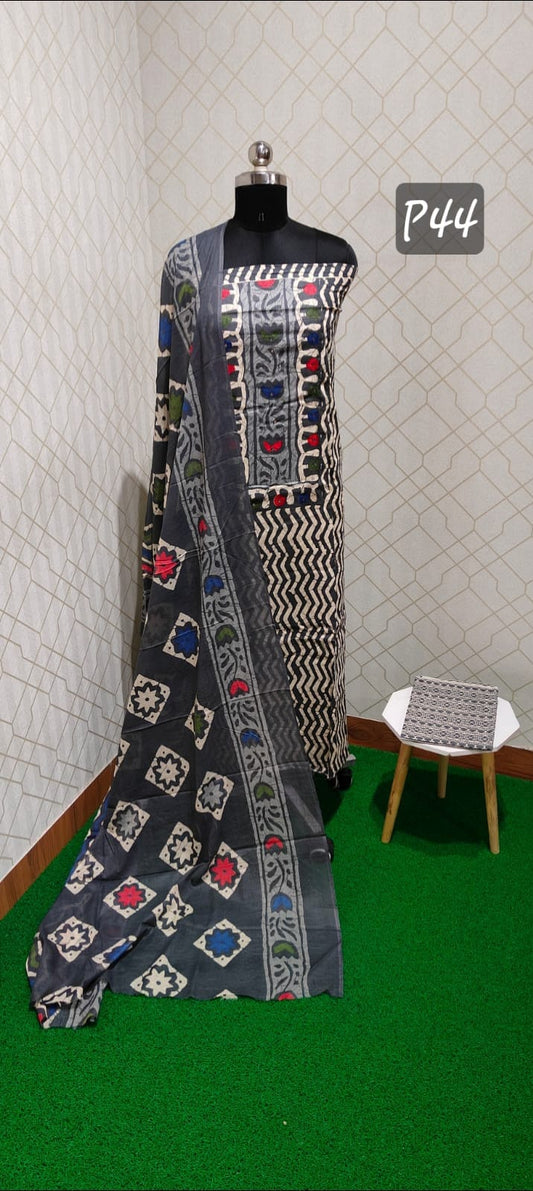 Bathik Cotton Suit (BC44)