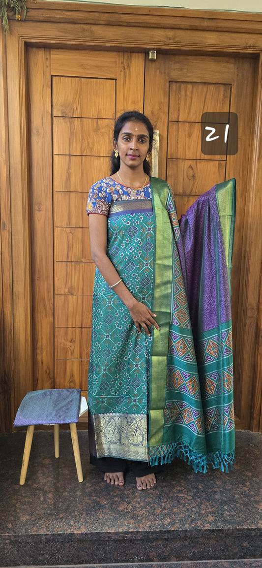 Kanchi Border Patola Silk - P21
