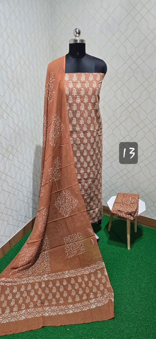 Bathik Cotton Suit - 13
