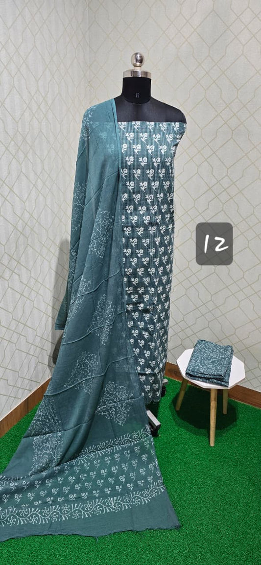 Bathik Cotton Suit - 12