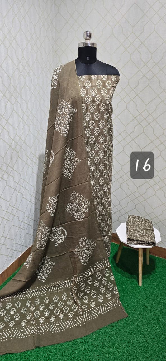 Bathik Cotton Suit - 16