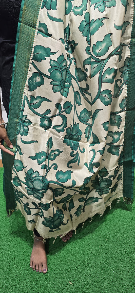 Chennuri Kalamkari Silk Dupatta P20