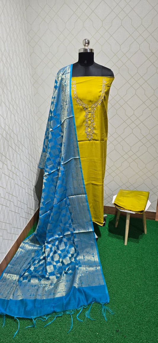 Party wear silk suit