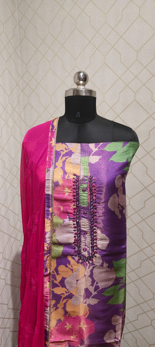 Party wear silk Suits - 16