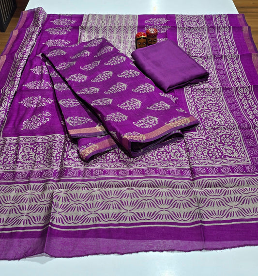 Semi-Maheswari silk - 04