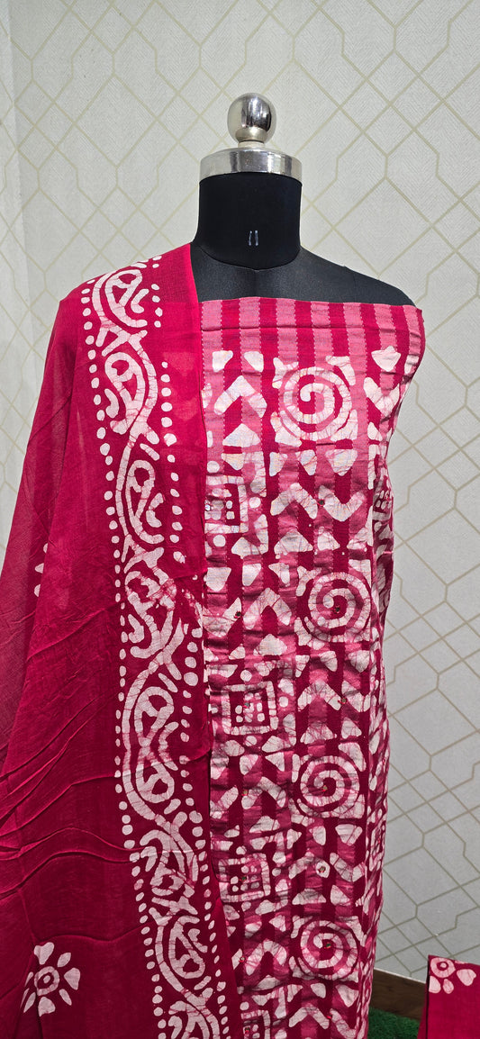 Bathik Cotton Suit - SSB18