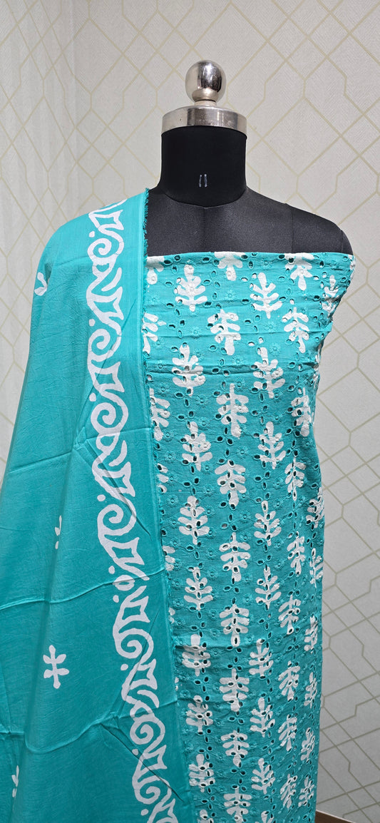 Hacobba bathik cotton suit - 16