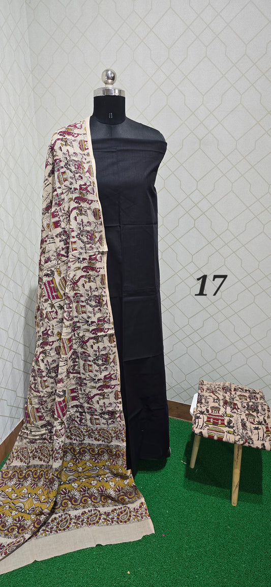Kalamkari 3 piece Cotton suit - SKC17