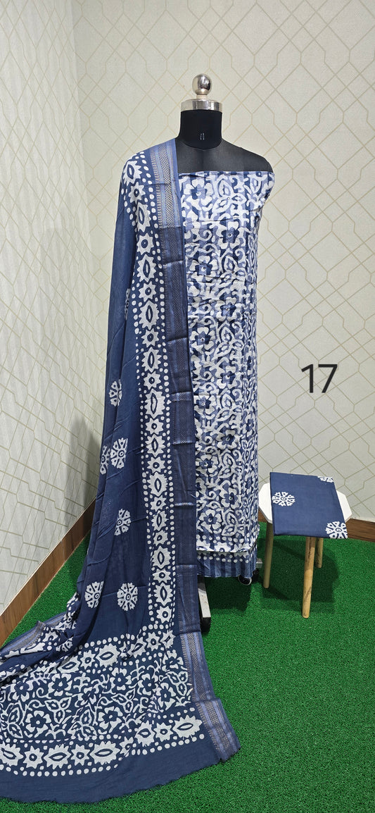 Bathik Cotton Suit - ASSB17