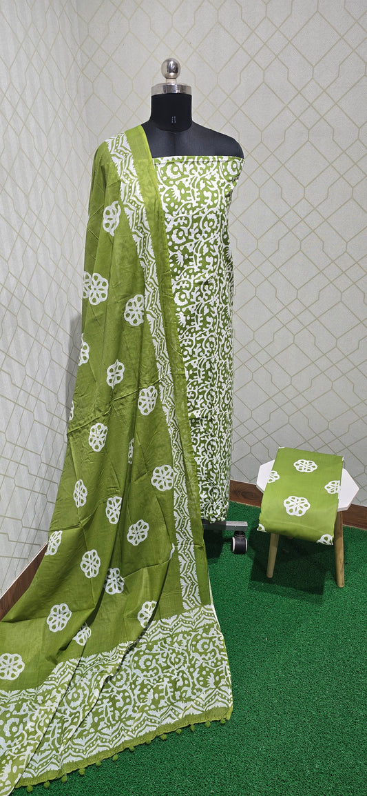 Office Wear bathik Cotton Salwar - 02