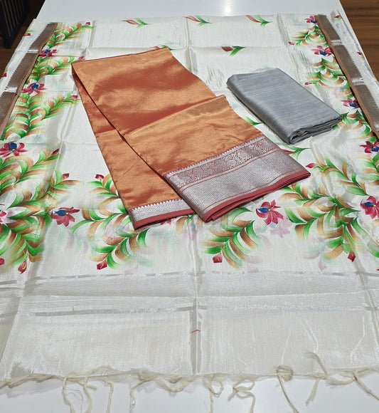 Mangalagiri 3 piece silk - MSP29