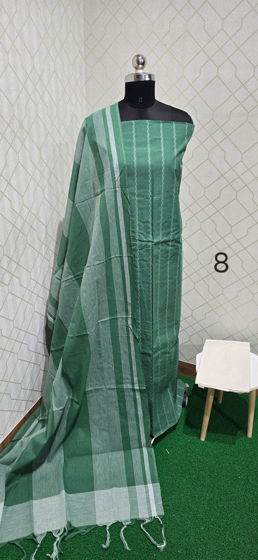 Office wear Handloom Cotton Suits - 08
