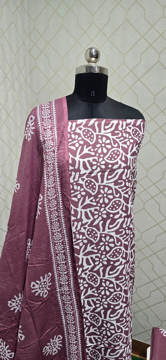 Office Wear bathik Cotton Salwar - 05