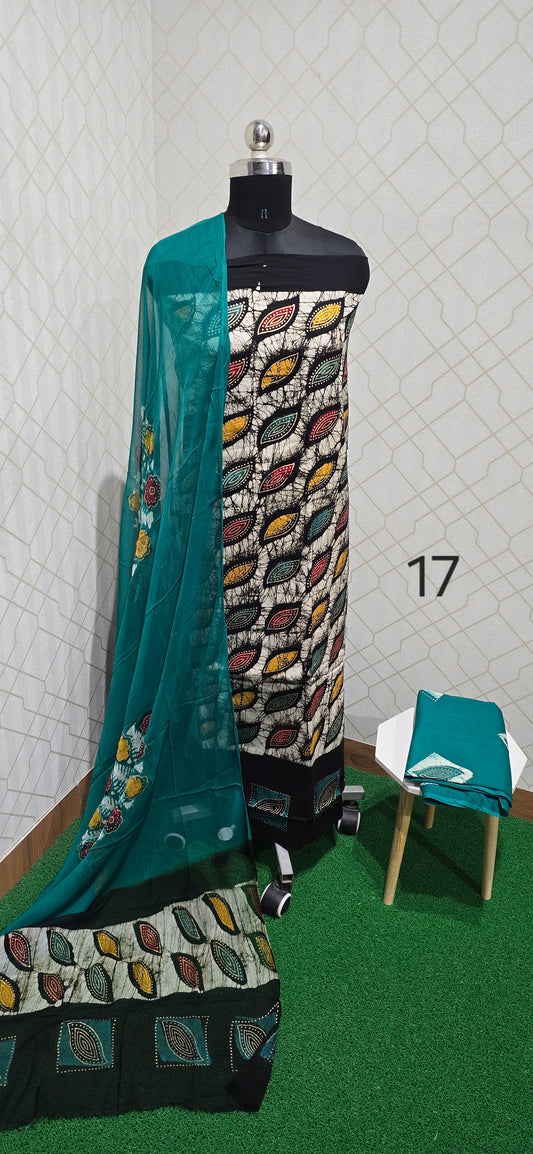 Bathik Cotton Suit - BC17