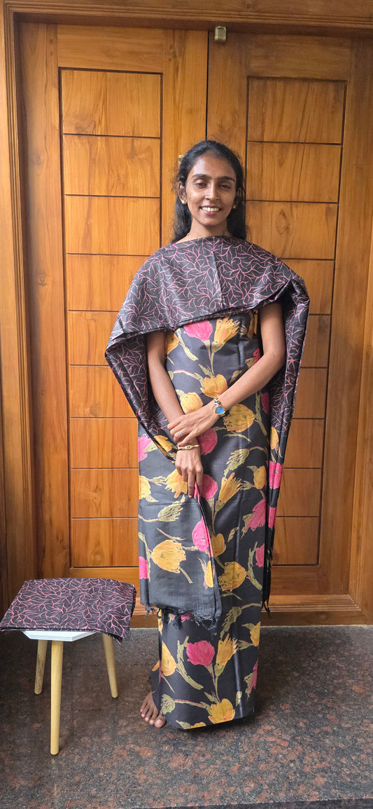 Katan Silk Suit - 1