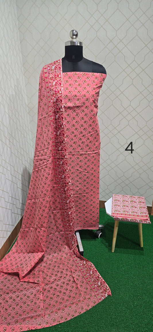 Block Printed Jaipuri Cotton - 04