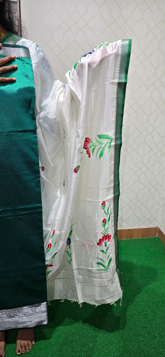 Mangalagiri 3 piece silk - MS11