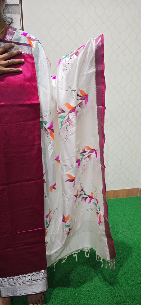 Mangalagiri 3 piece silk - MS21