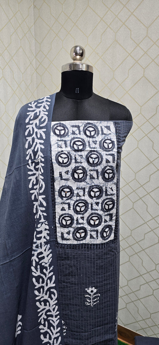 Bathik Cotton Suit - 23