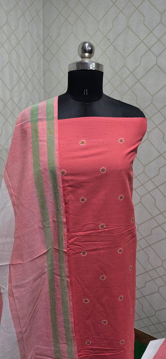 Office wear Handloom Cotton Suits - 03