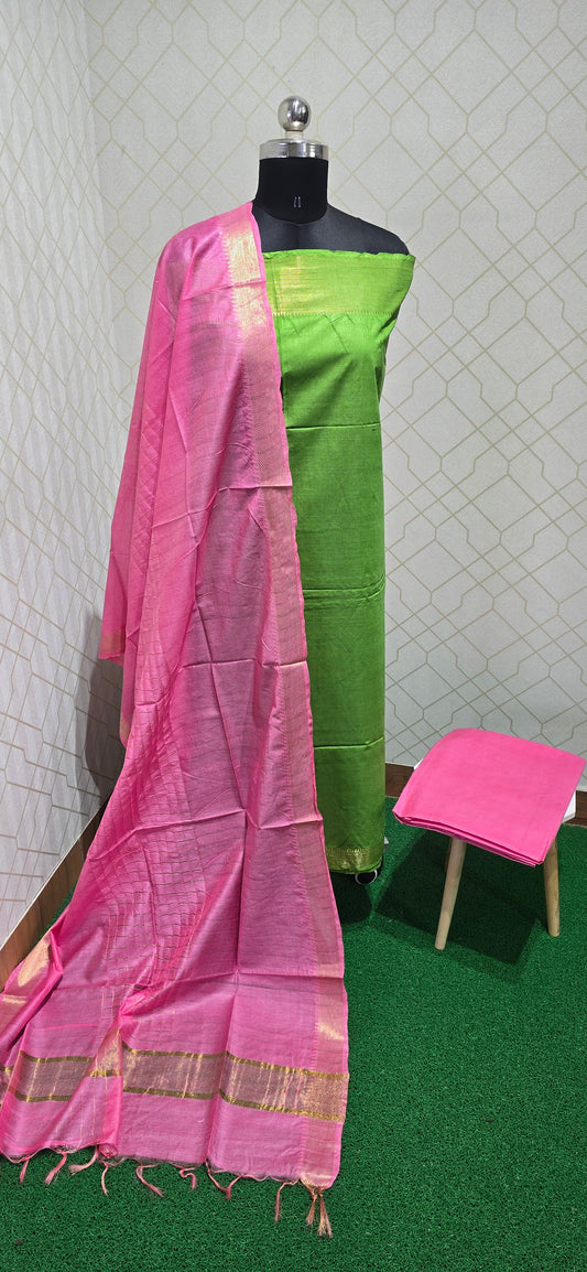 Mangalagiri 3 piece silk - MSP02