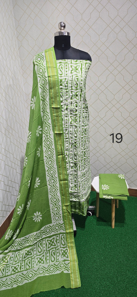 Bathik Cotton Suit - ASSB19