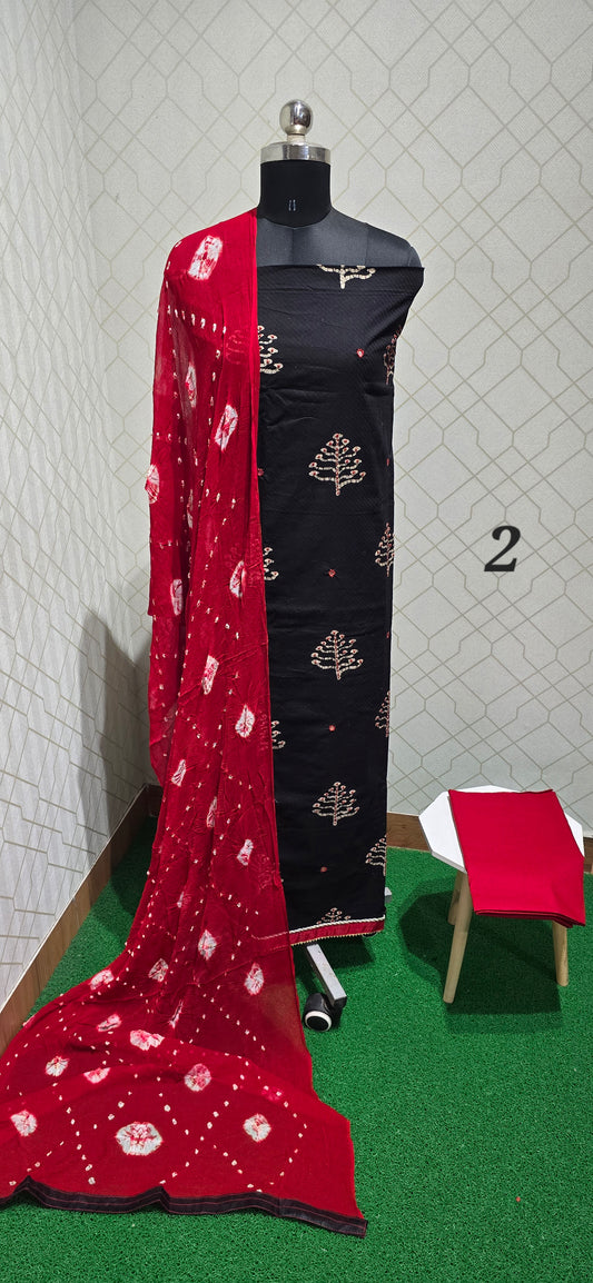 Customized Bathik Cotton Suit - 2