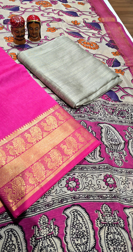 Mangalagiri 3 piece silk - MSPN04