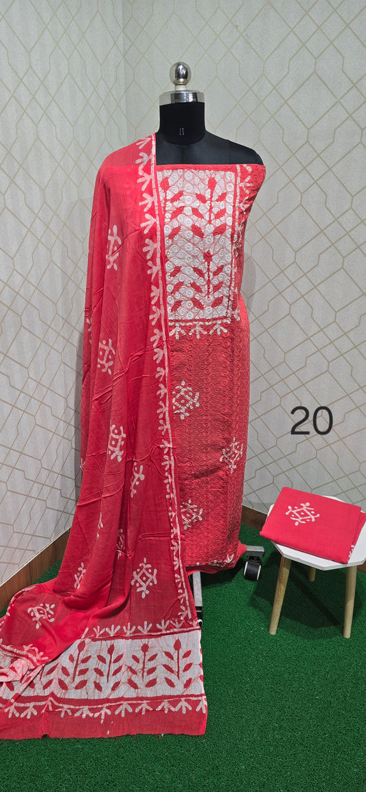 Bathik Cotton Suit - BC20