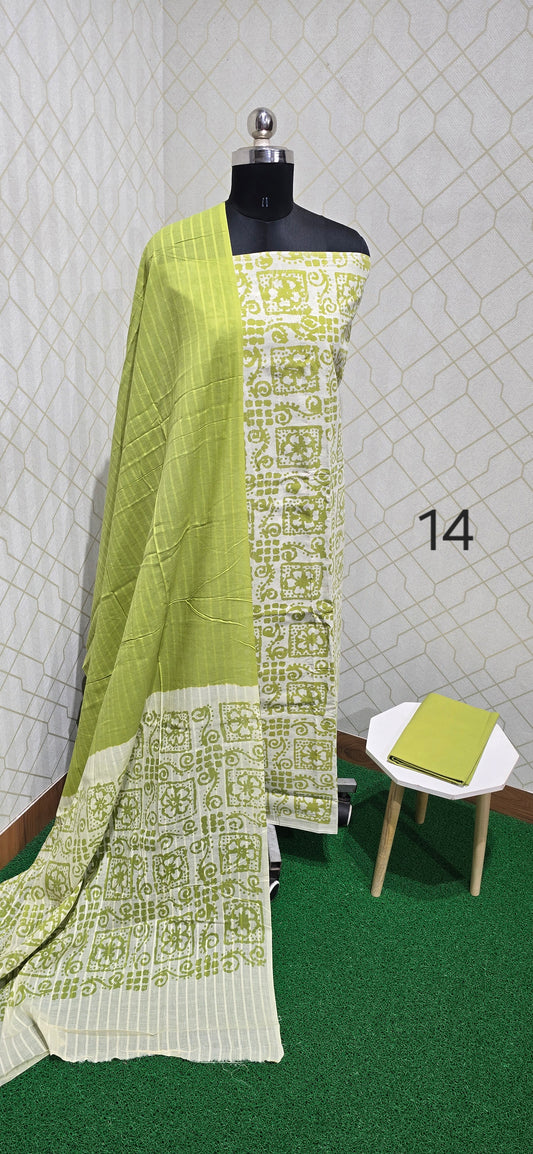 Bathik Cotton Suit - BC14