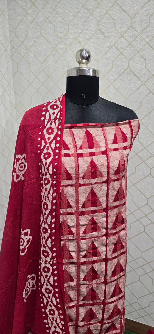 Bathik Cotton Suit - SSB21