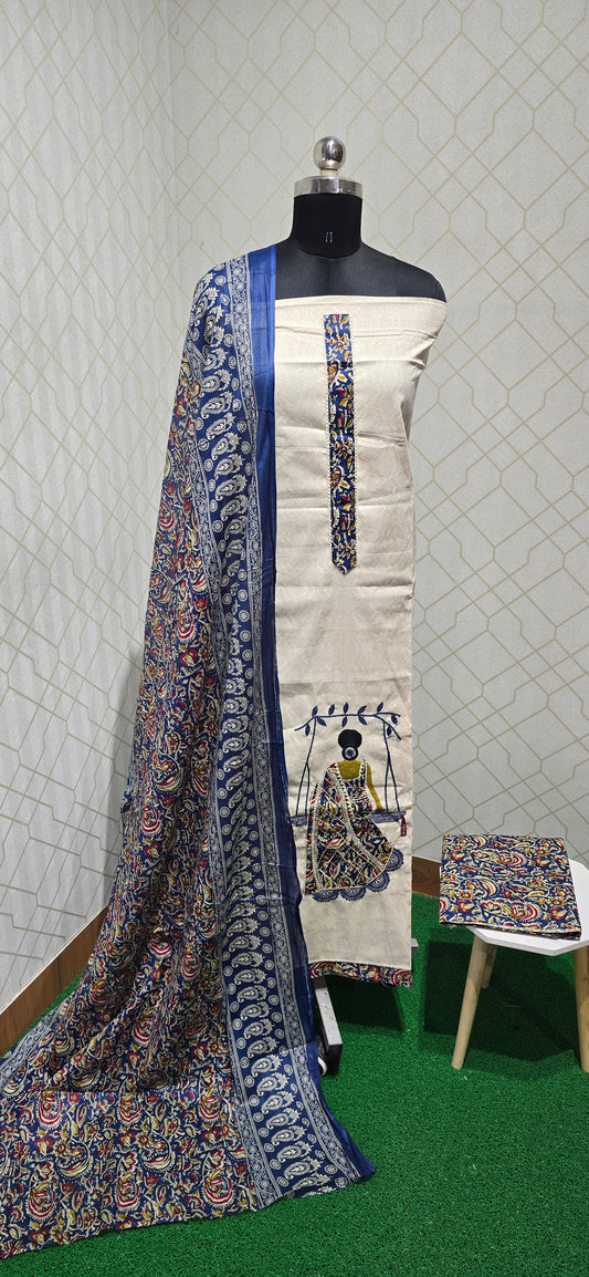 Customized Applique Kalamkari - 01