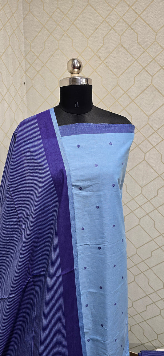 Office wear Handloom Cotton Suits - 07