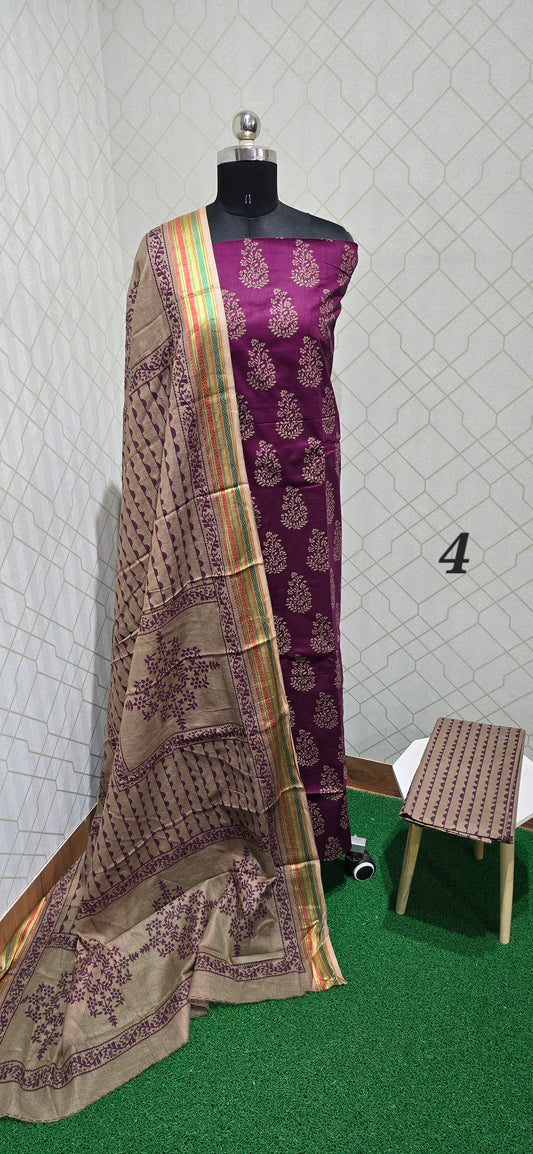 2.5 mtrs Office Wear Cotton Salwar - 04